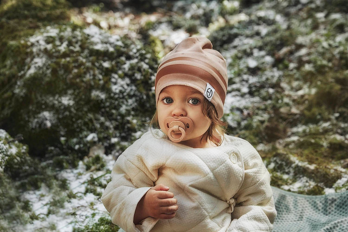 Czapka zimowa dla dzieci Elodie Details Northern Star Terracotta 1-2 lata