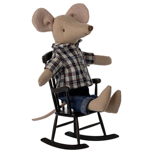 Maileg: krzesło na biegunach dla myszek Rocking chair