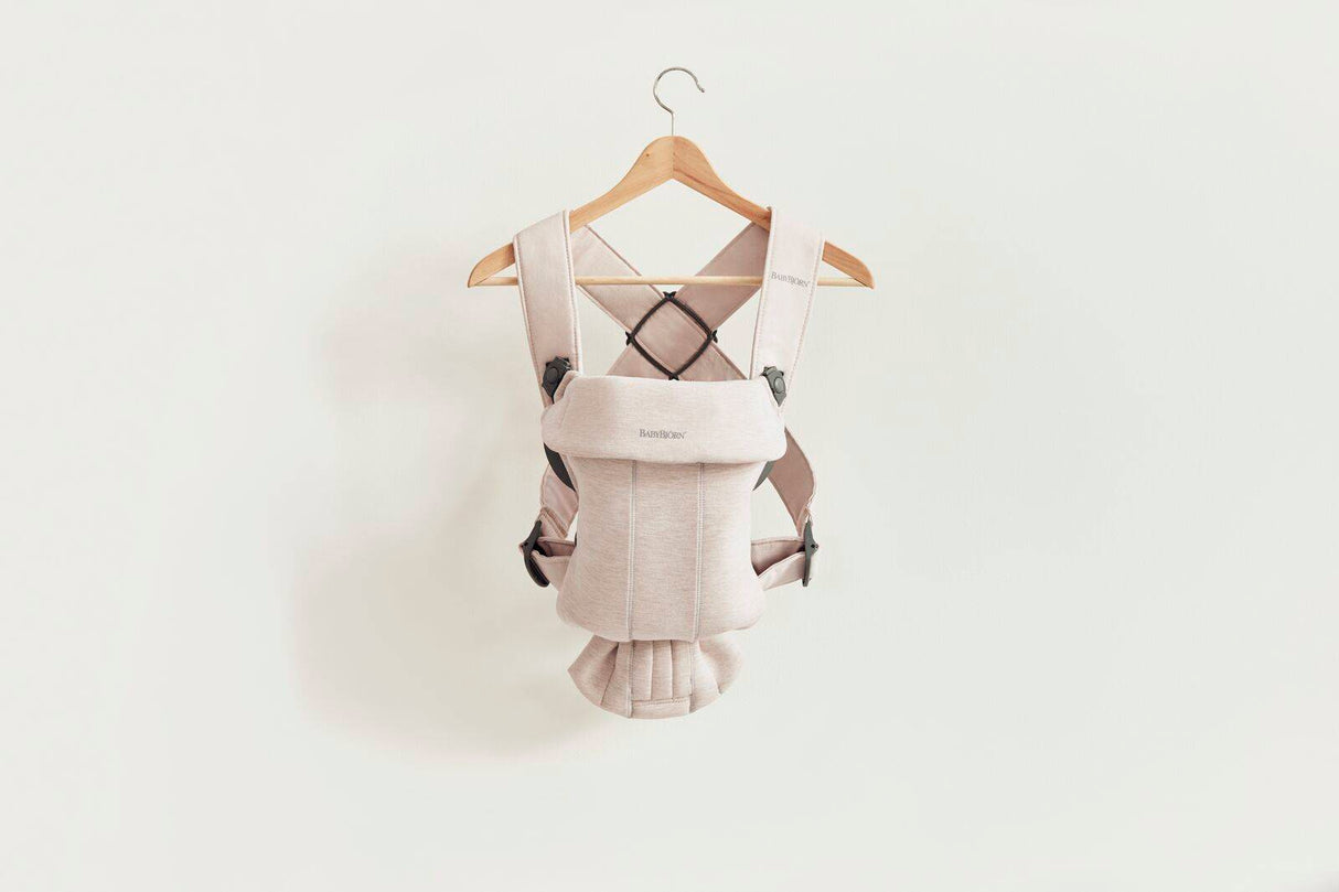 Nosidełko dla dziecka Babybjorn Mini 3D Jersey jasny beż