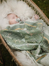 Kocyk dla niemowlaka Elodie Details Soft Cotton Blanket Owl Willow