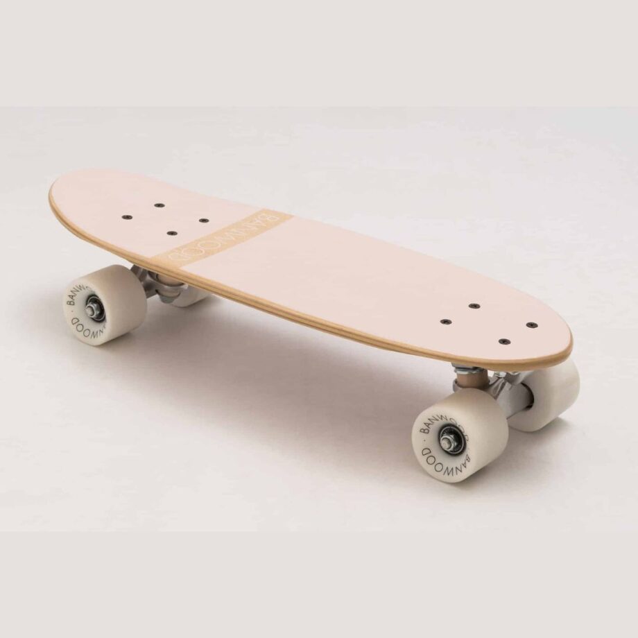 Банвуд: скейтборд рожевий