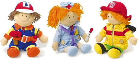 Zabawki dla dziewczynek: Lalki Small Foot Zawody Zestaw Edukacyjny z realistycznymi strojami i akcesoriami do kreatywnej zabawy.