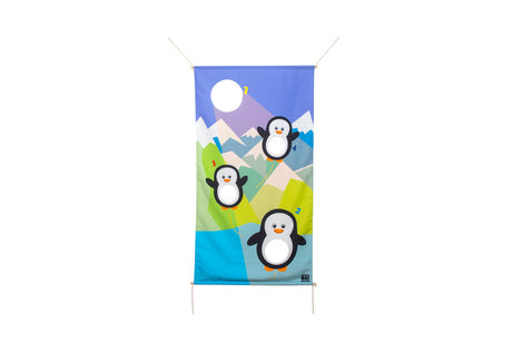 Gra zręcznościowa Bs Toys Nakarm pingwiny tarcza XL - idealna gra zręcznościowa dla dzieci i rodzin, pełna śmiechu i rywalizacji!
