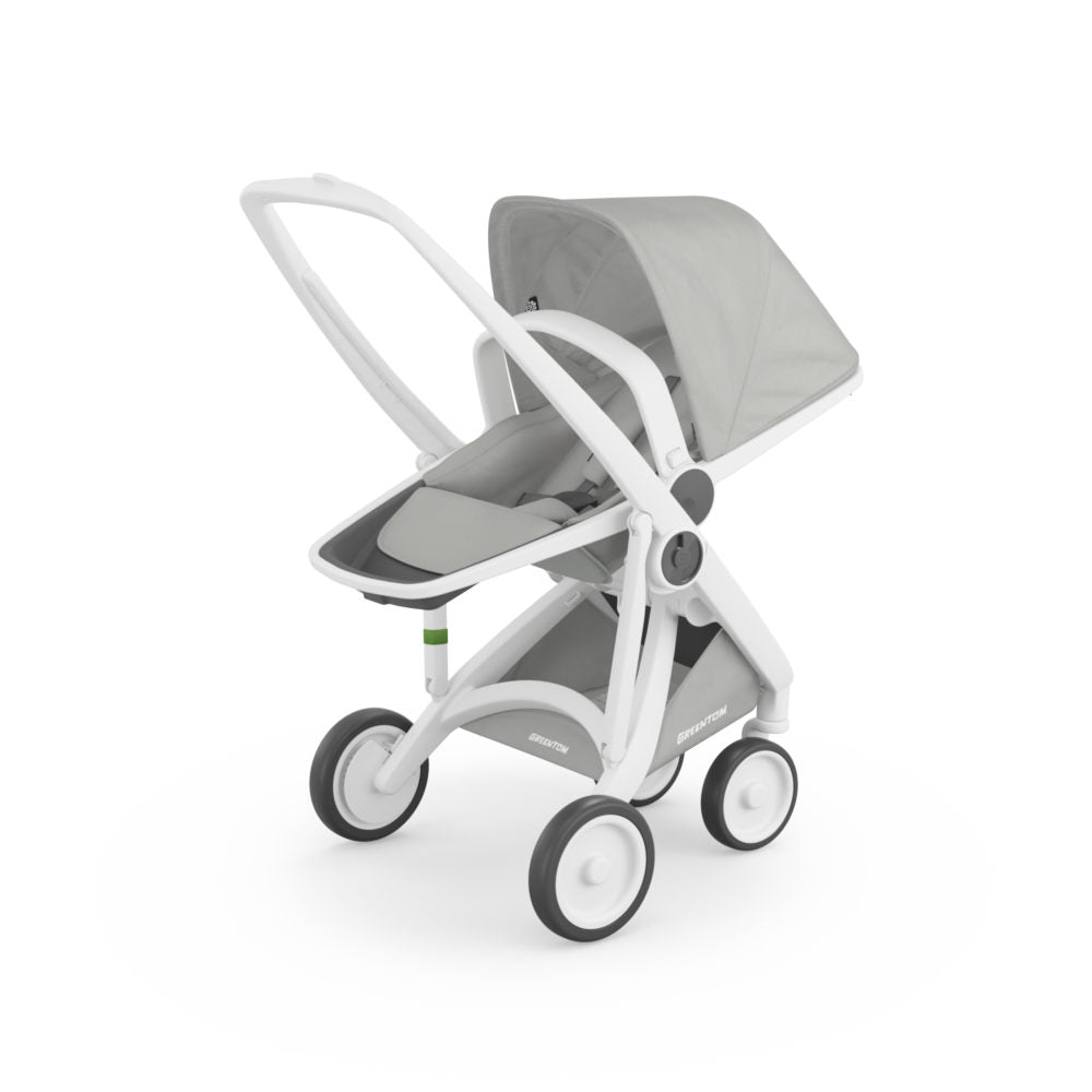 GREENTOM: Reversible stroller (V.2.1) White-Grey