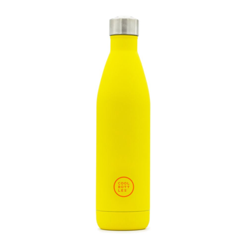 Botellas frías botella térmica 750 ml triple fría vívida amarillo