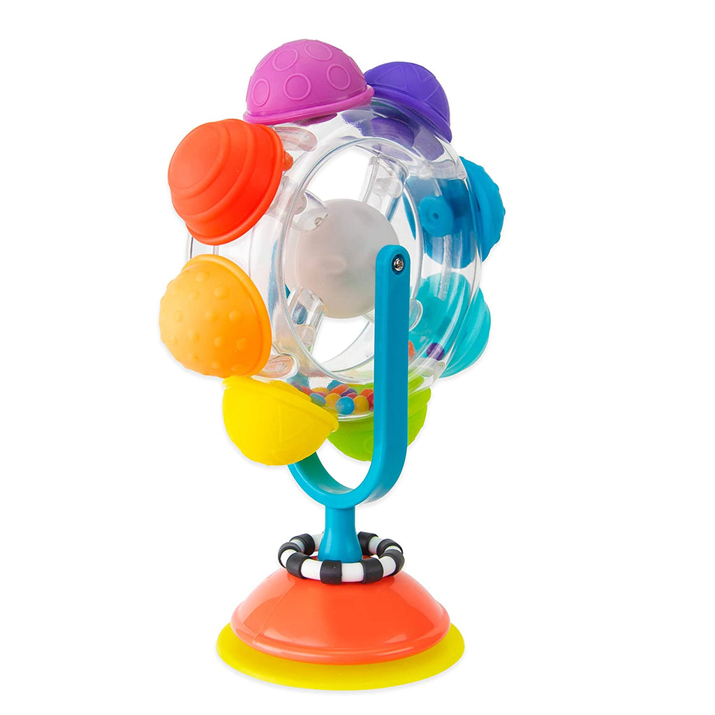 Sassy: Toy with a suction cup glowing reel