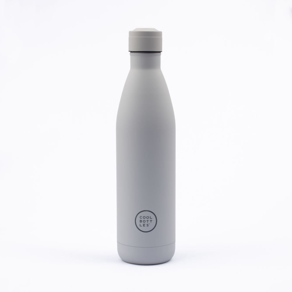 Kühle Flaschen Wärmeflasche 750 ml dreifach kühl pastellgrau