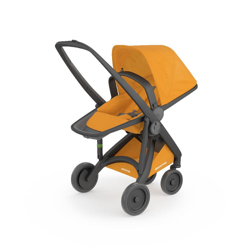 GREENTS: Reversible stroller (V.2.1) Black-Sunflower