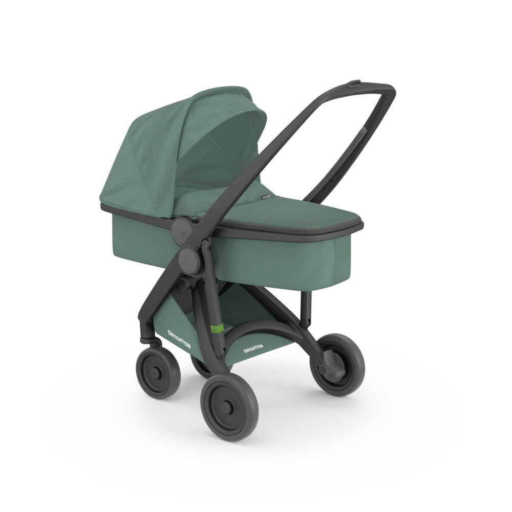 Greentom Wózek Carrycot (v.2.1) Black-Sage