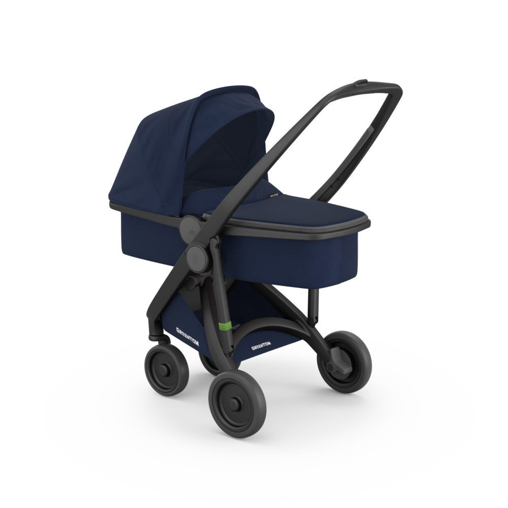 Greentom Wózek Carrycot (v.2.1) Black-Blue