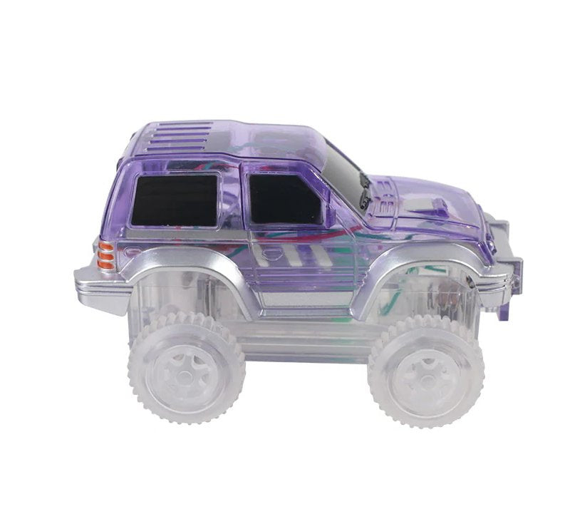 CleverClixx - Race Track Car pastel púrpura