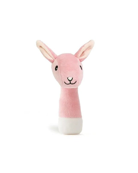 Grzechotka pluszowa królik Kid's Concept EDVIN dla niemowlaka - miękka, łatwa do chwytania, stymulacja sensoryczna.