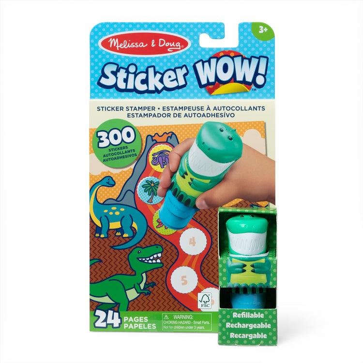 Melissa & Doug: stempelki z naklejkami Sticker Wow! - Noski Noski