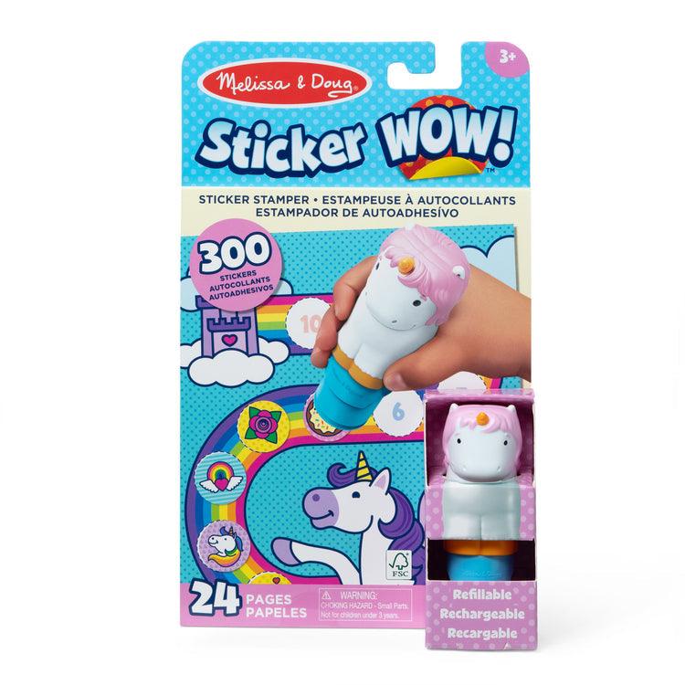 Melissa & Doug: stempelki z naklejkami Sticker Wow! - Noski Noski