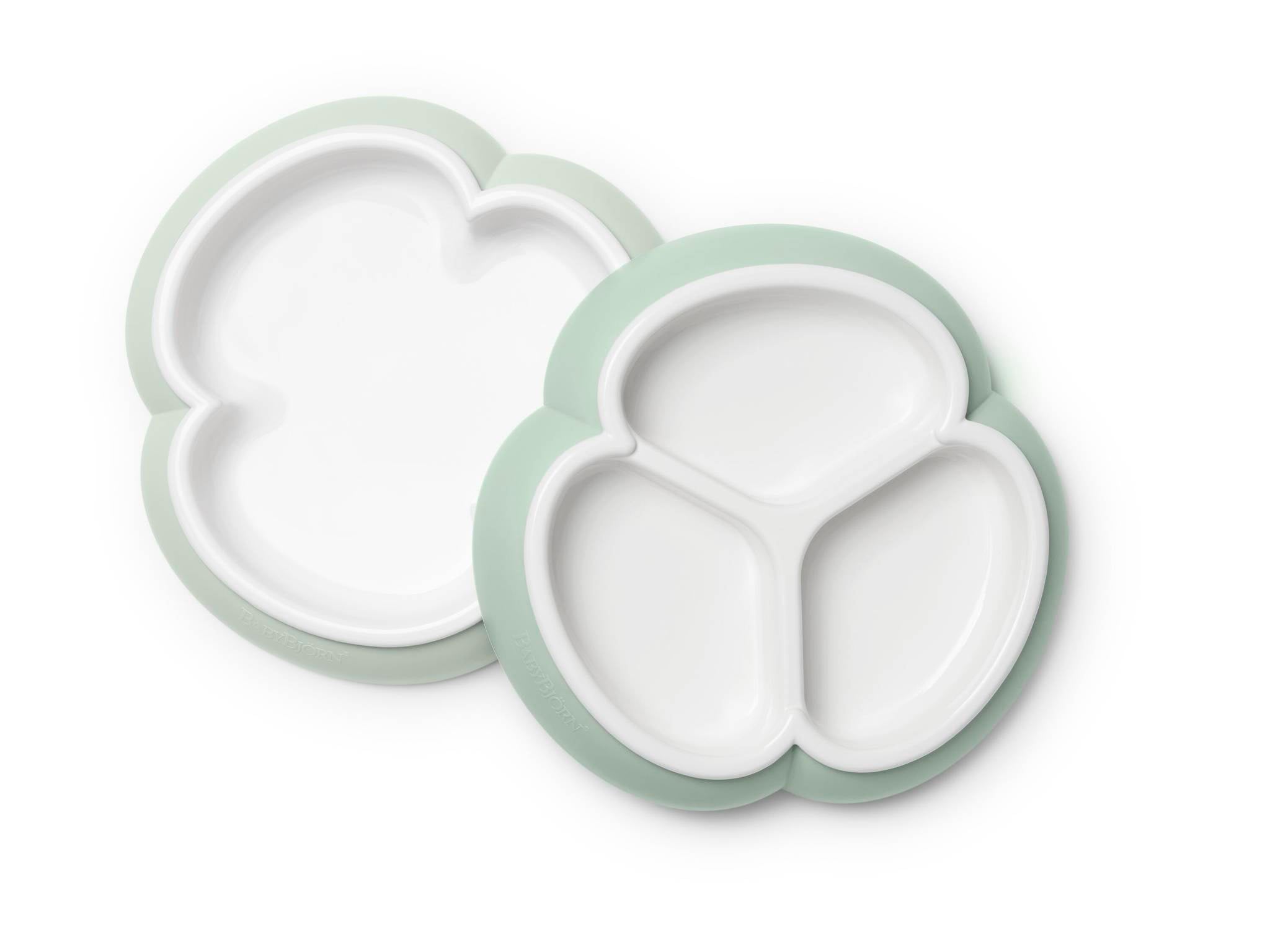 Babybjorn - conjunto de platos - verde en polvo