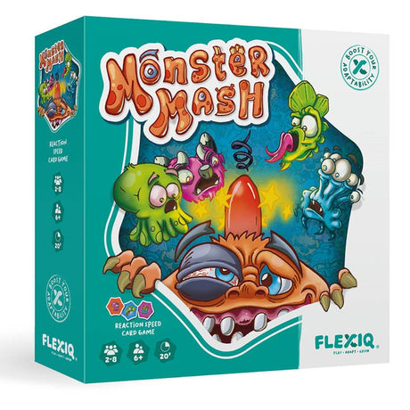 Gra Flexiq Monster Mash - emocjonująca gra karciana dla dzieci i całej rodziny, gdzie pokonujesz kolorowe potwory!