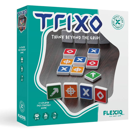 Gra planszowa Flexiq Trixo - dynamiczne wyzwania logiczne, które rozwijają kreatywność i zdolności strategiczne.