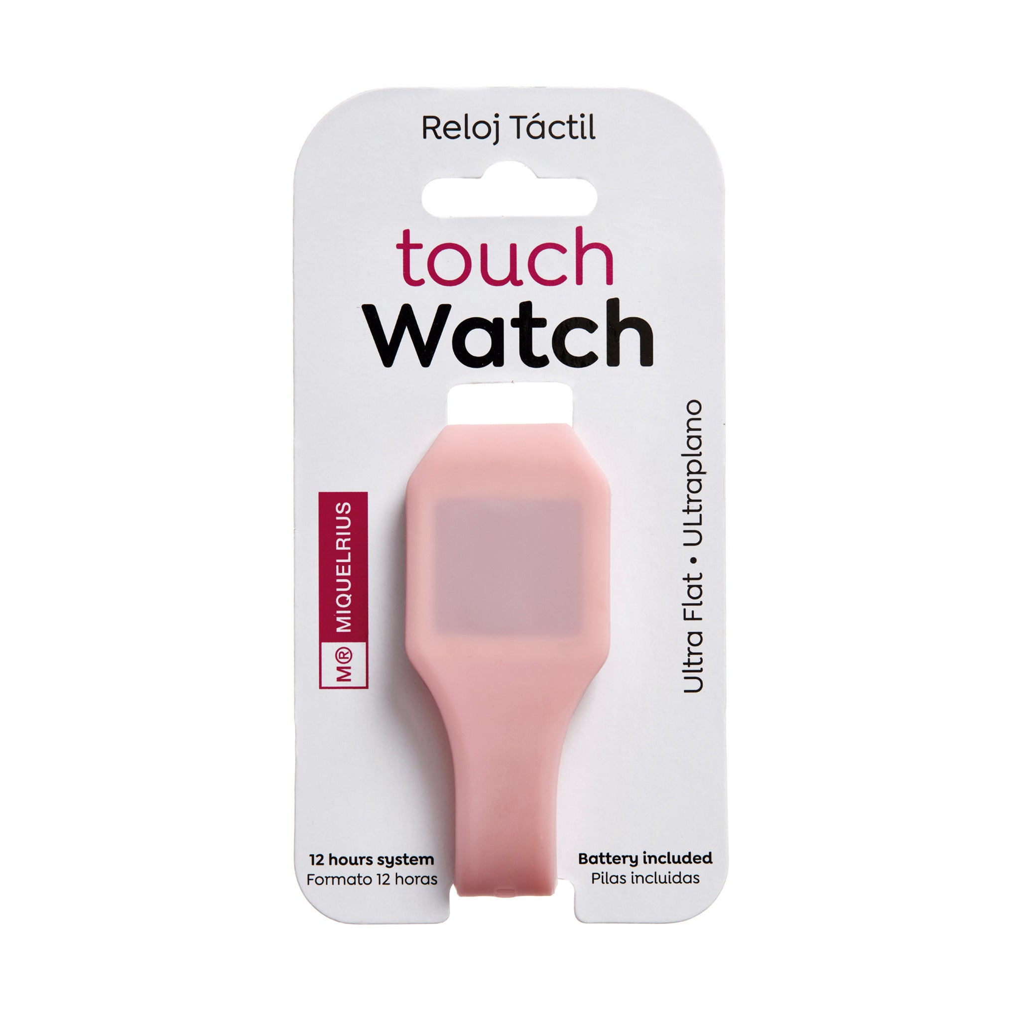 Miquelrius: cyfrowy silikonowy zegarek Touch Watch