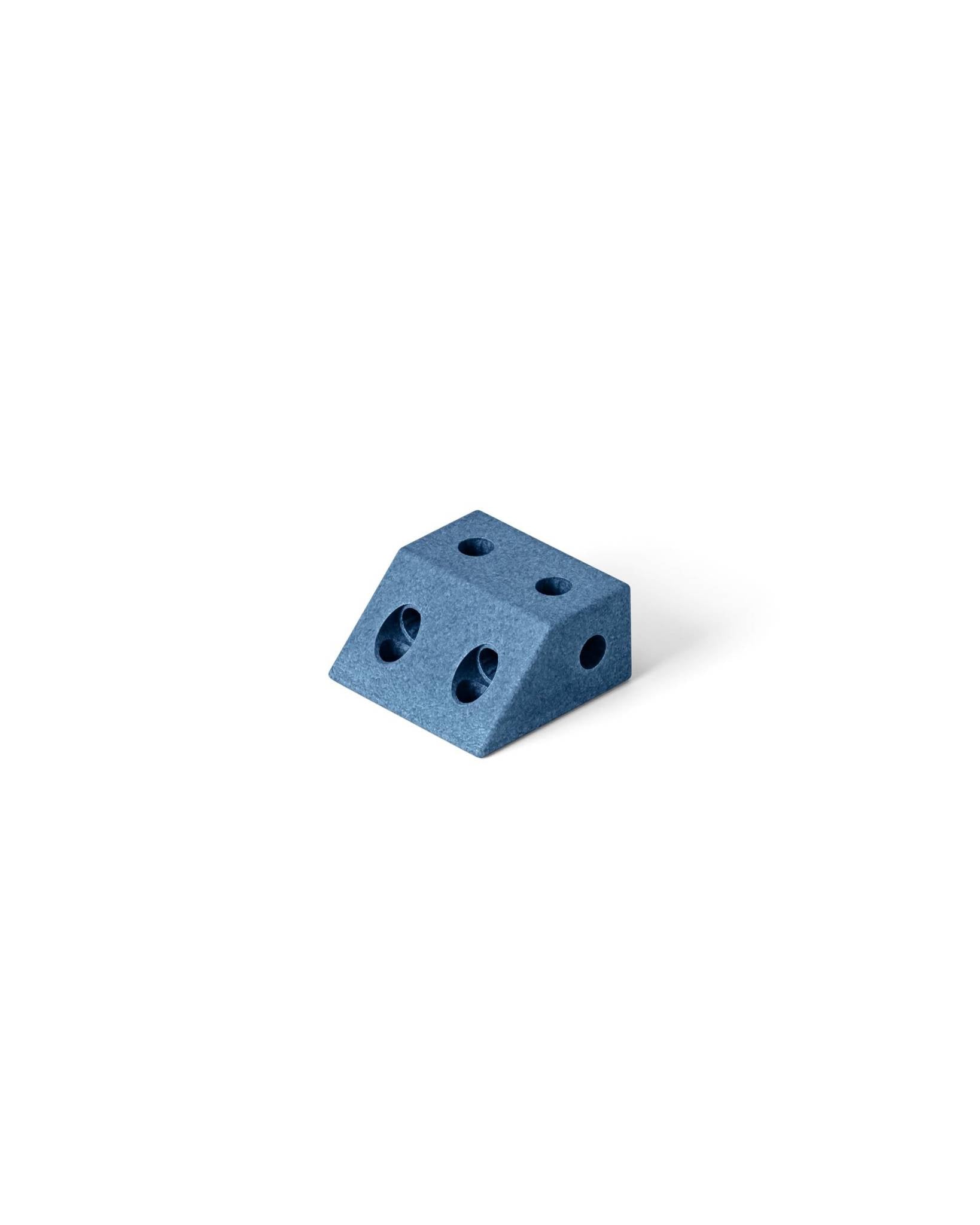 Module - Block Angle - Sensory foam block, blue