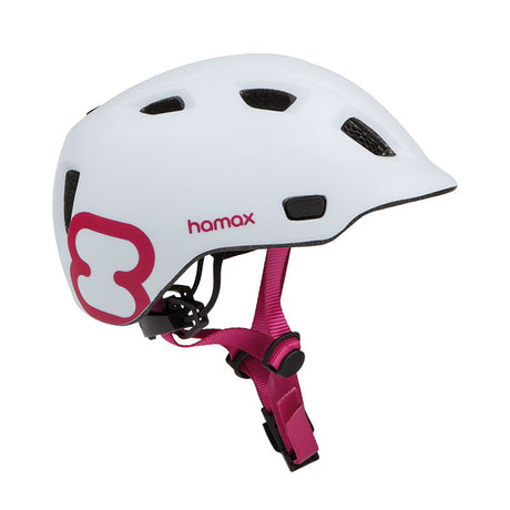 Kask rowerowy Hamax Thundercap White Pink rozmiar 52-56