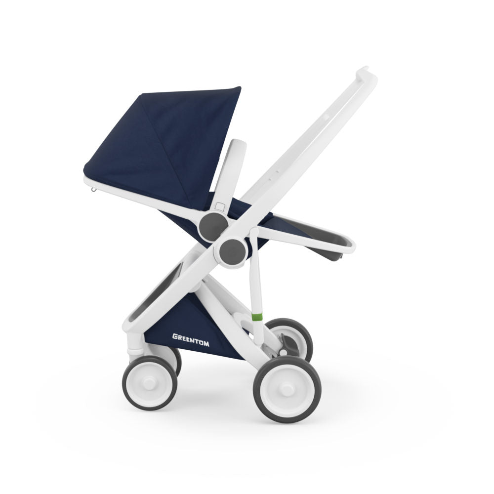 GREENTOM: Reversible stroller (V.2.1) White-Blue