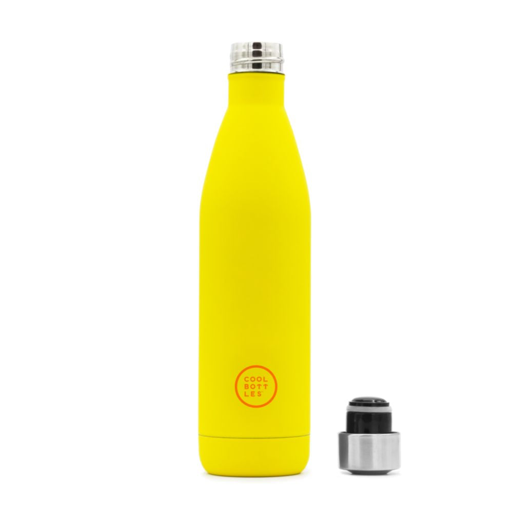 Cool bottles thermal bottle 750 ml Triple Cool Vivid Yellow