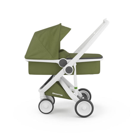 GREENTOM: Carrycot stroller (V.2.1) White-Olive