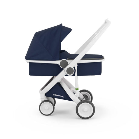 GREENTS: Carrycot stroller (V.2.1) White-Blue