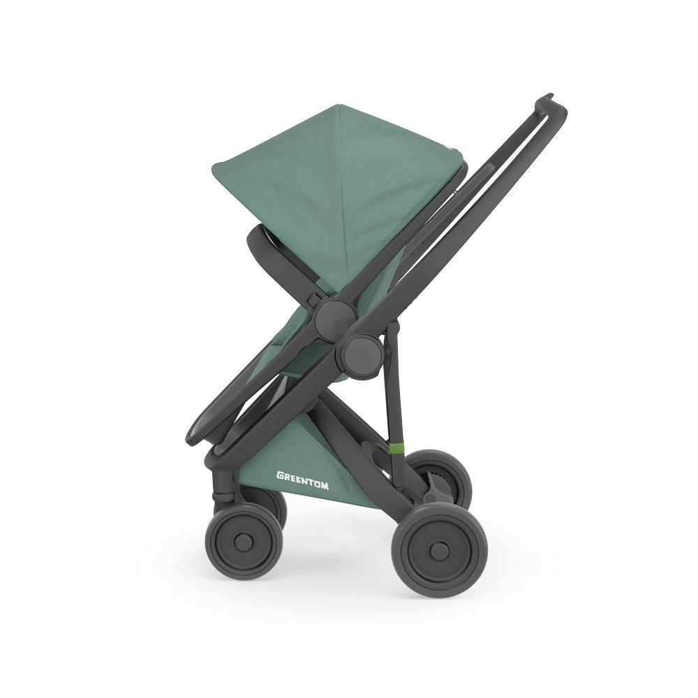 GREENTS: Reversible stroller (V.2.1) Black-Sage