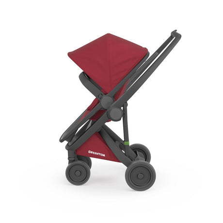 GREENTOM: Reversible stroller (V.2.1) Black-Charry