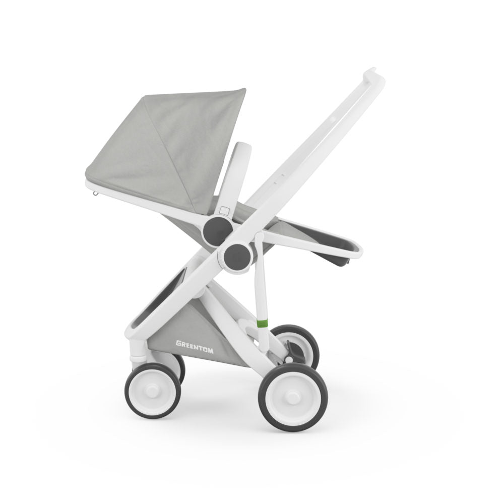GREENTOM: Reversible stroller (V.2.1) White-Grey