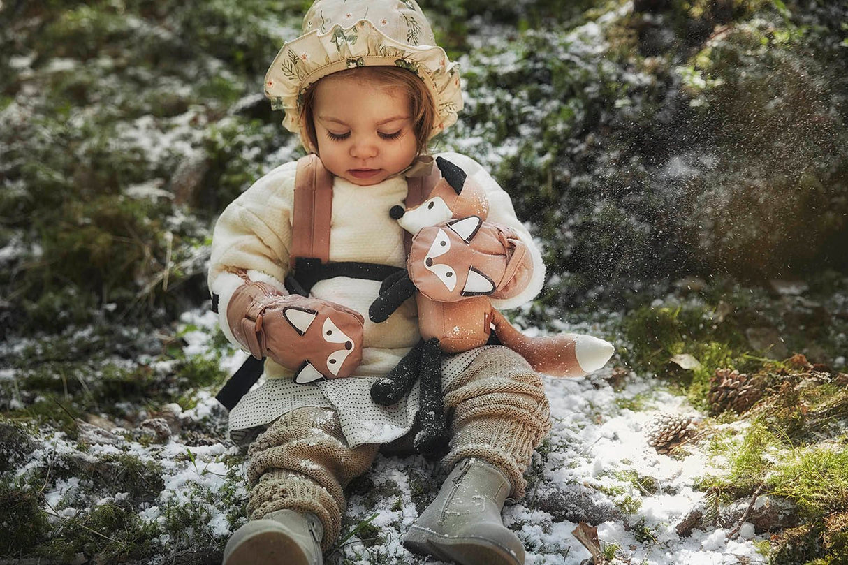 Czapka dla dzieci Elodie Details Winter Bonnet Meadow Blossom 0-3 miesiące