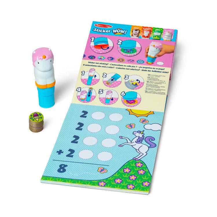 Melissa & Doug: stempelki z naklejkami Sticker Wow! - Noski Noski