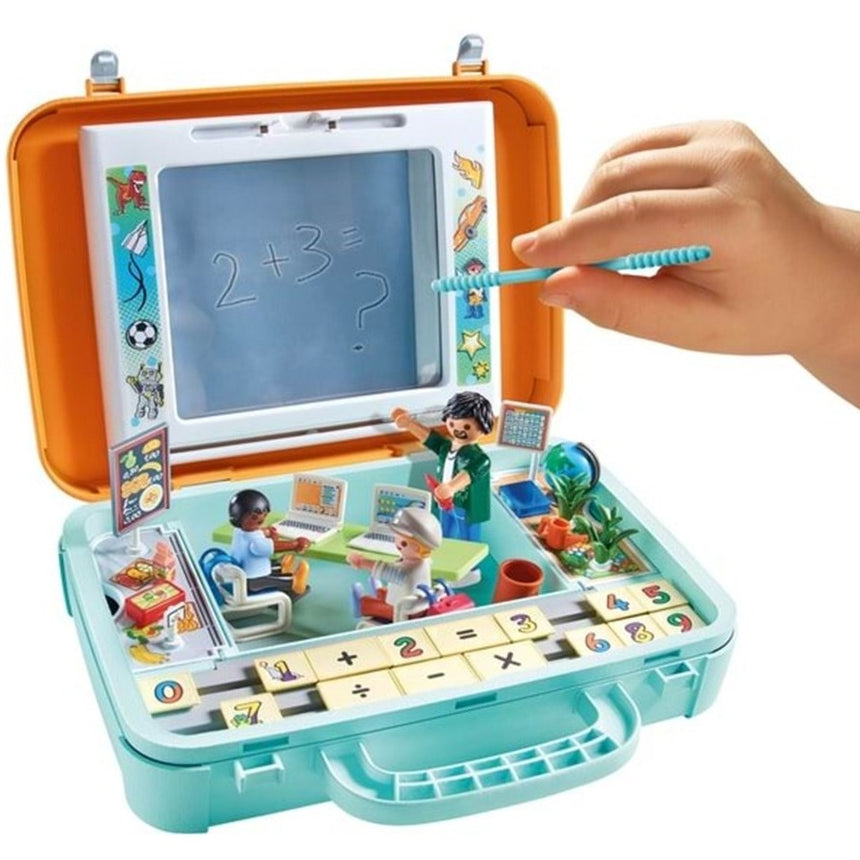 Playmobil: walizeczka edukacyjna ze znikopisem szkoła City Life