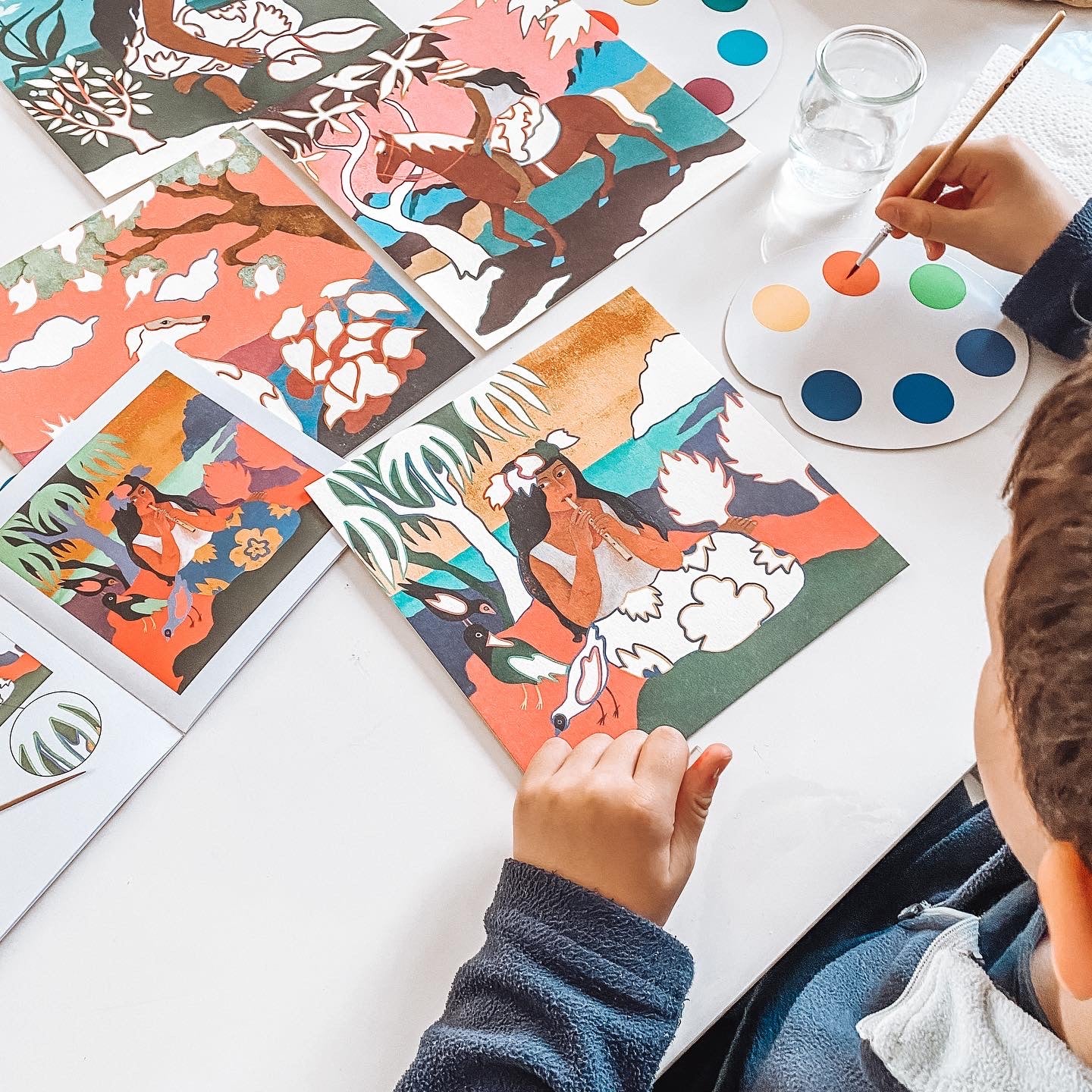 Djeco: zestaw artystyczny inspiracje Polinezja Inspired by Paul Gauguin