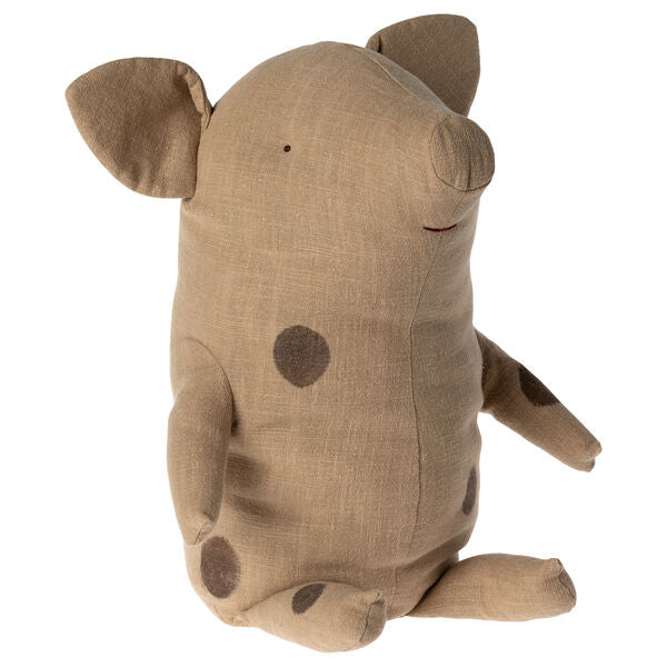 Pluszak świnka Maileg Truffle Pig Little Umber Big, mięciutka i urocza maskotka, idealna na wyjątkowy prezent dla dziecka.