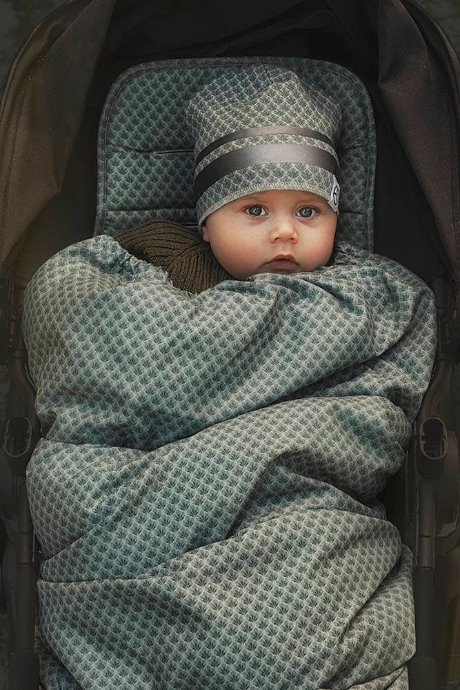 Czapka dla dzieci Elodie Details Turquoise Nouveau 6-12 miesięcy