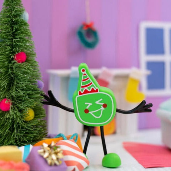 Zabawka sensoryczna Glo Pals Light-up Sensory Toy świecący ludzik do wody Christmas Edition