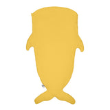 Bits de bebé: chicas tiburones mostaza amarilla xl saco de dormir para adultos