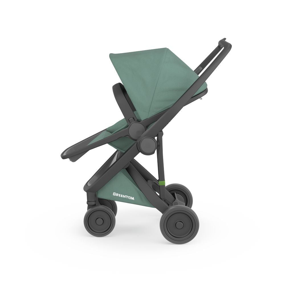 GREENTS: Reversible stroller (V.2.1) Black-Sage