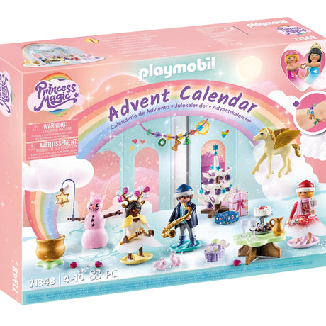 Kalendarz adwentowy Playmobil z Pegazem, księżniczkami i niespodziankami świątecznymi na Boże Narodzenie.