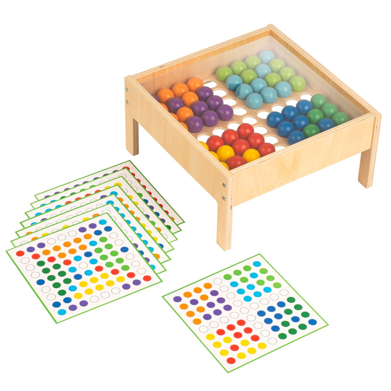 Educo: Навчальний стіл з мозаїчними столовими кулями