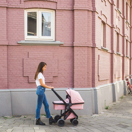 Greentom Wózek Carrycot (v.2.1) Black-Blossom