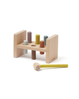Kid's Concept NEO gra zręcznościowa ławka z młotkiem, zabawka edukacyjna z drewna, rozwijająca koordynację dla maluchów.