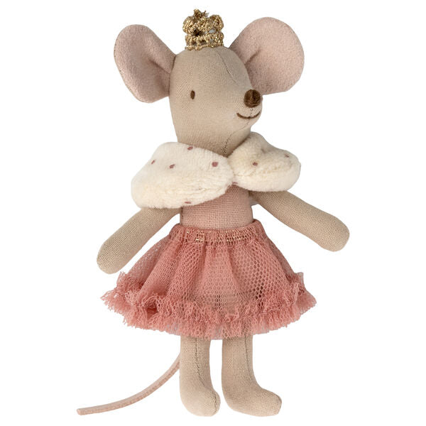Maileg: myszka księżniczka w pudełku Princess Mouse in Box Little Sister 11 cm