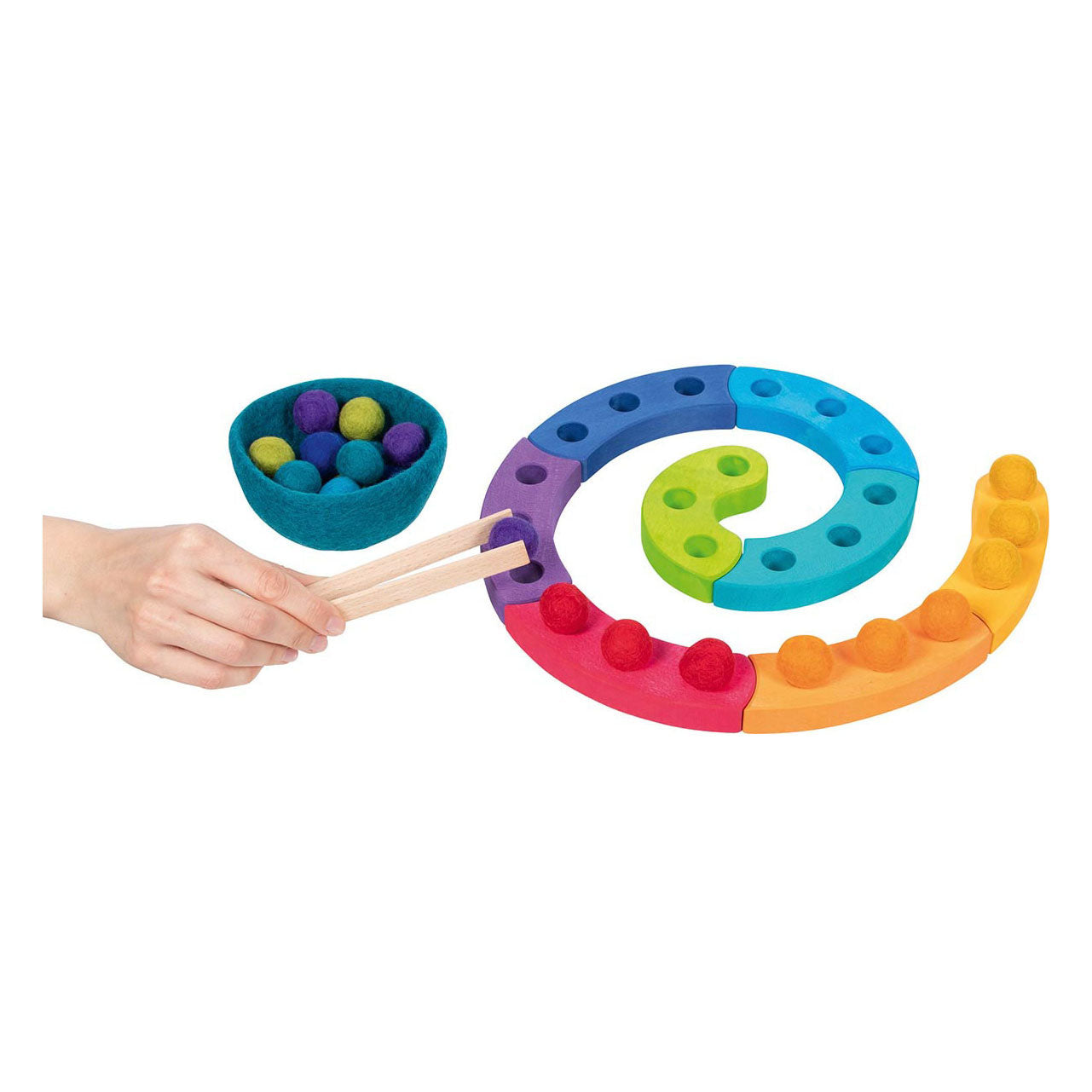 Goki: Gra w sortowanie kolorów Spirala
