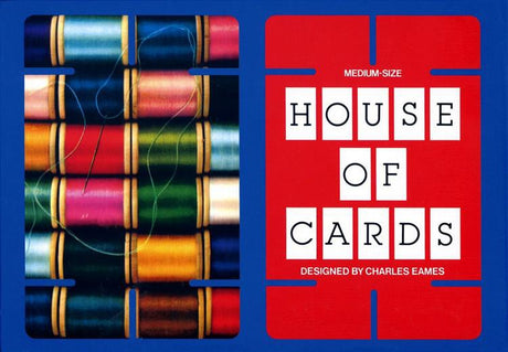 Karty edukacyjne Mon Petit Art House of Cards Medium - kreatywny zestaw do nauki przez zabawę dla dzieci, 32 karty, 3D.
