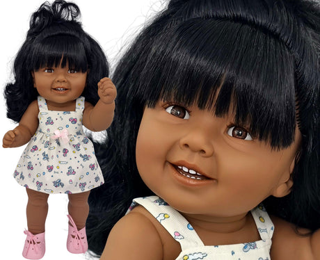 Ręcznie wykonana lalka Manolo Diana 47cm, idealna jako bezpieczna i wysokiej jakości przyjaciółka dla dzieci.