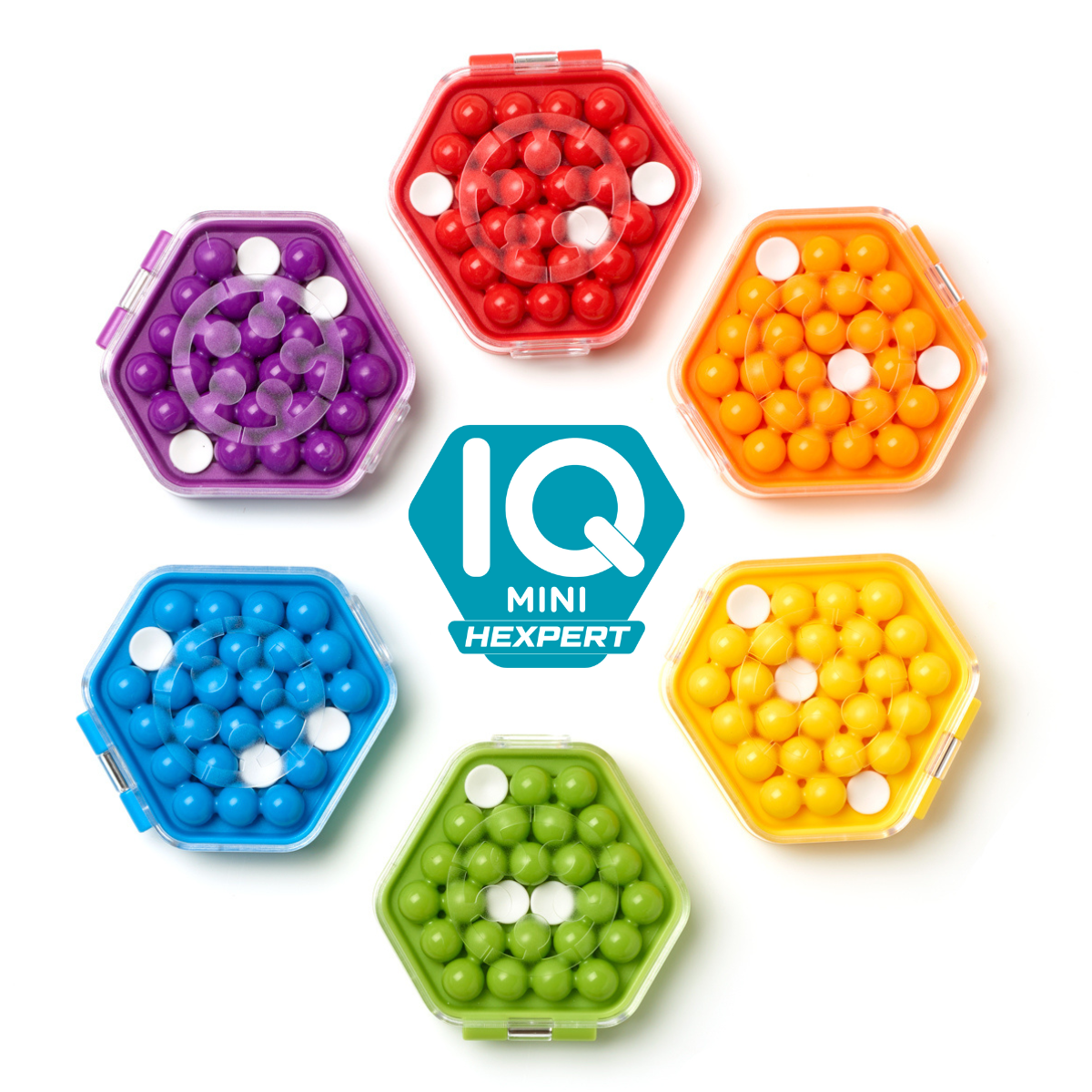 IUVI Games: podróżna gra logiczna IQ Mini Hexpert Smart Games