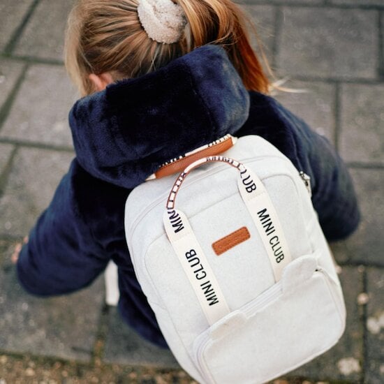 Childhome: Mini Club vor dem Rucksack für weiße Kinder